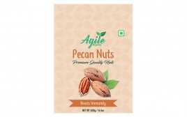 Agile Organic Pecan Nuts   Box  400 grams